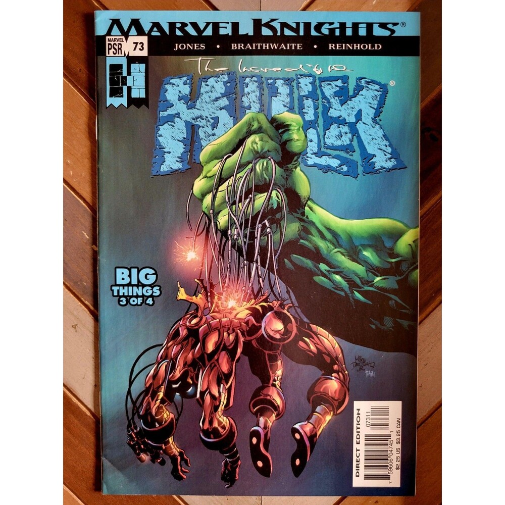 Incredible Hulk #73 (Marvel 2004) Iron Man! "Big Things" Deodato Jr. Cover 7.0
